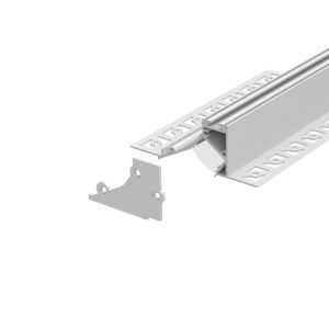 Plaster-In Angled Wall Wash LED Profile