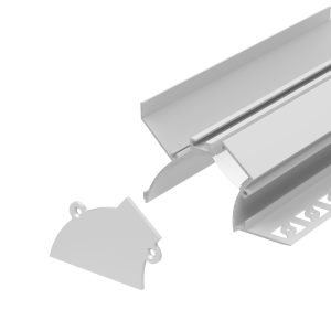 Plaster-In Flush Wall Wash LED Profile