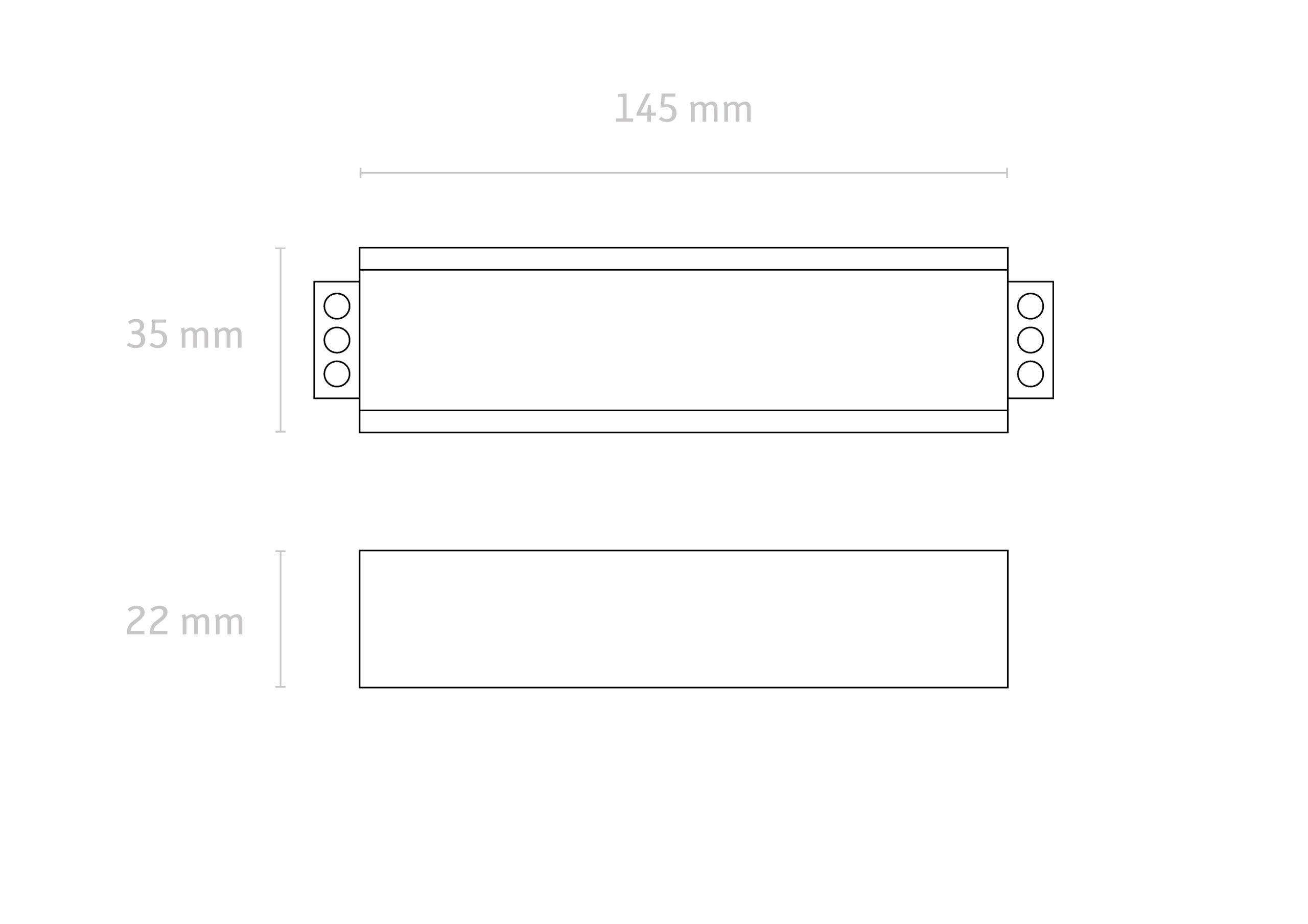 35W | Slimline | Constant Voltage | LED Driver | 12v | IP67 - Image 2