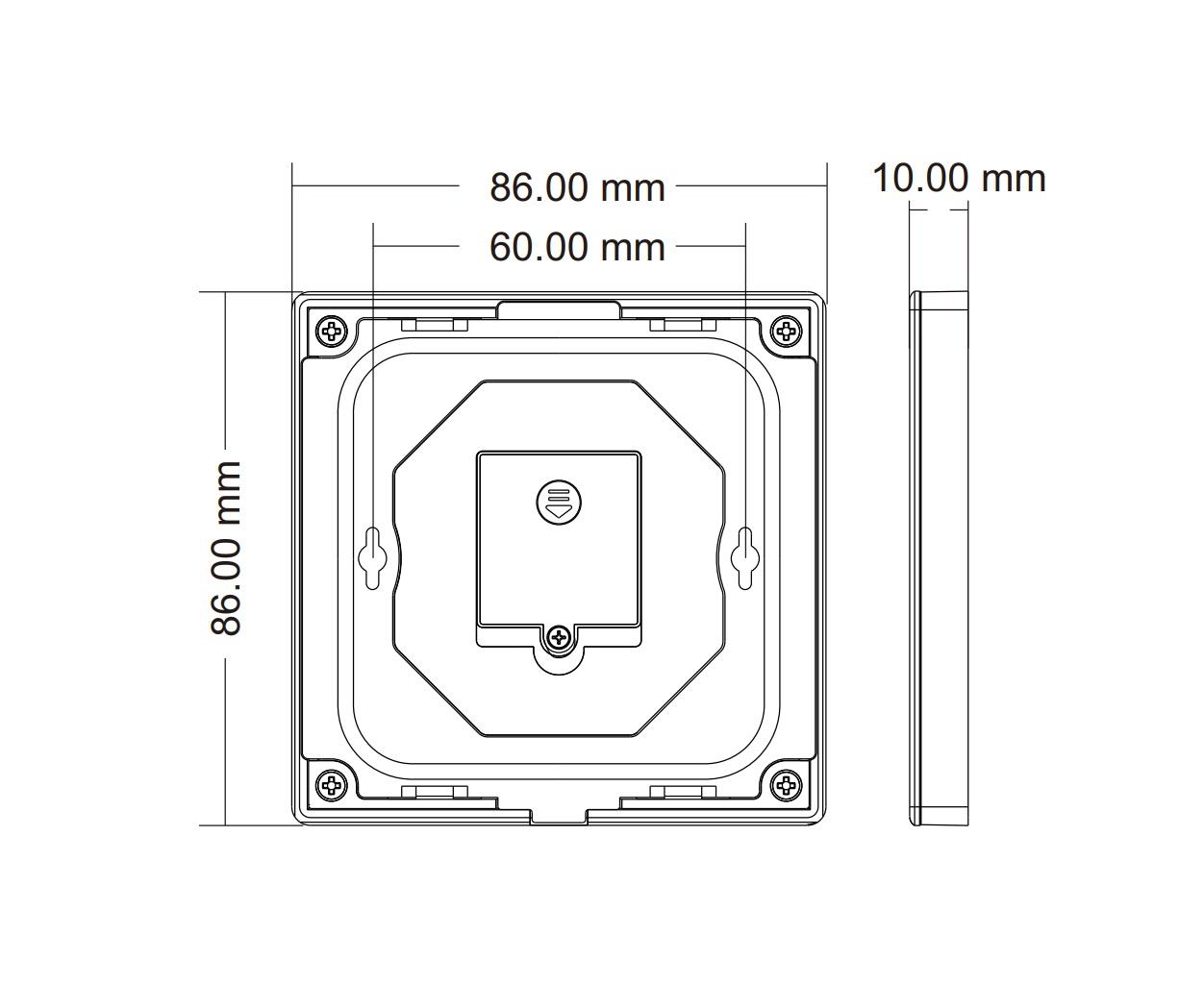 4 Zone | Wireless | CCT | Wall Plate (Battery) - Image 4