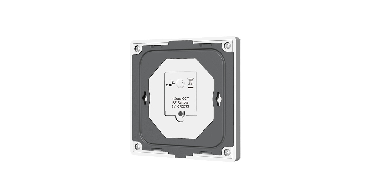 4 Zone | Wireless | CCT | Wall Plate (Battery) - Image 2