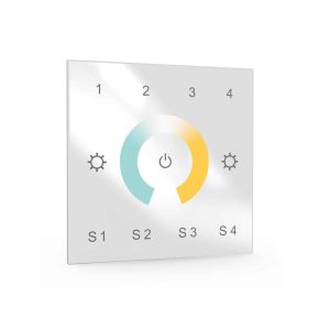 4 Zone | Zigbee | CCT | Wall Plate Controller (White)